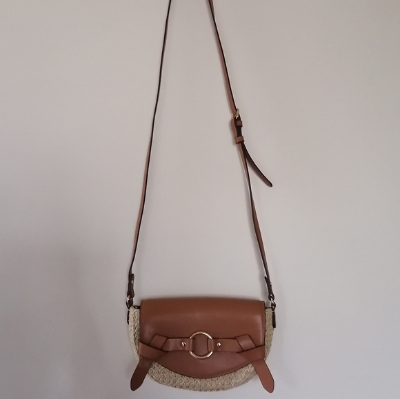 H&M Wicker and Faux Leather Crossbody - Picture 2 of 9